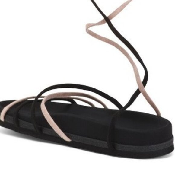 NEW ROAM Vine rope ankle wrap strappy ECO chic sandals 40 / US 9 - 10 New in box - Picture 4 of 7